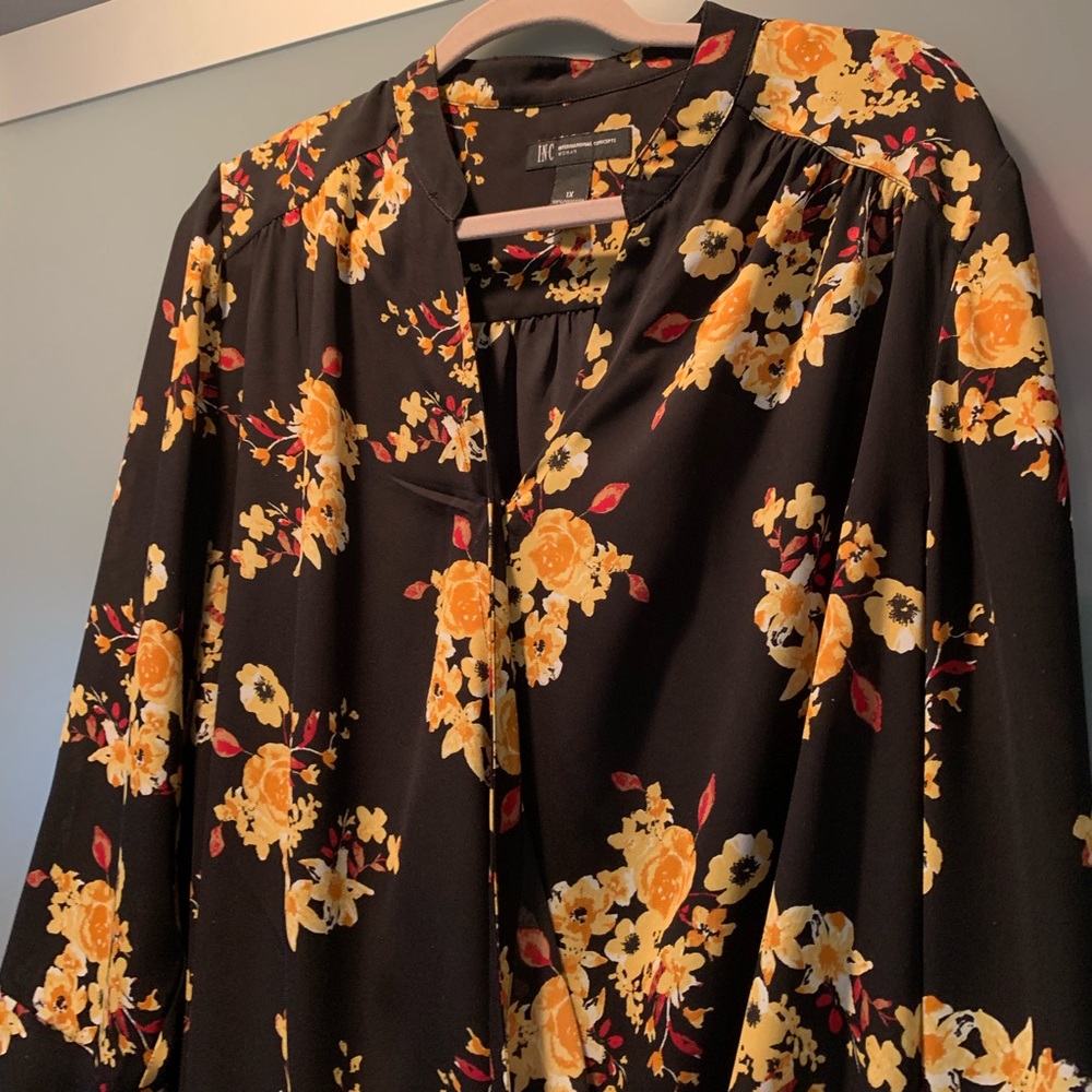 Inc. Floral Pattern Blouse